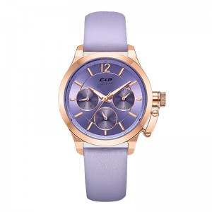 Expedition 6381 Rosegold Purple Leather Lady BFLRGPU